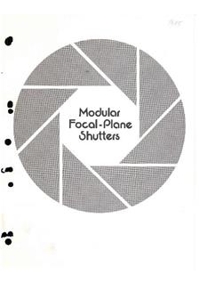 Copal Shutters manual. Camera Instructions.